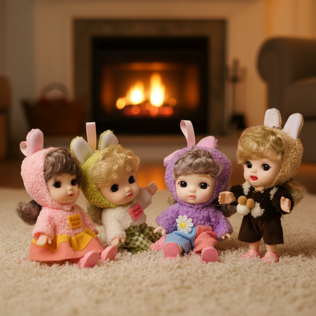 NestyFox 55 cm Realistic Silicone Baby Doll – Lifelike Reborn Doll with Dress & Accessories