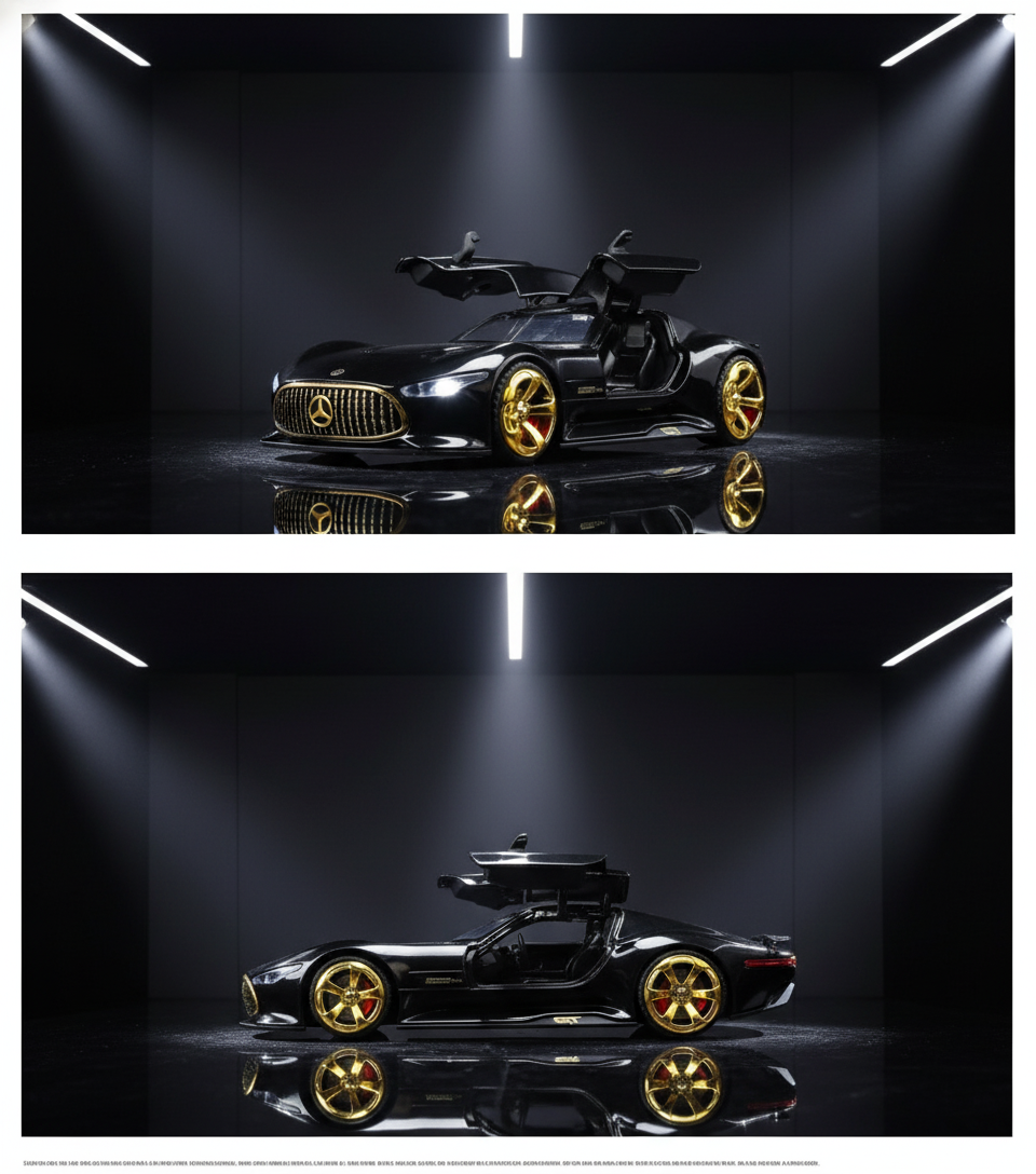 NestyFox CHE ZHI Mercedes AMG Die-Cast Model Car – Alloy Body, Sound & Light Effects