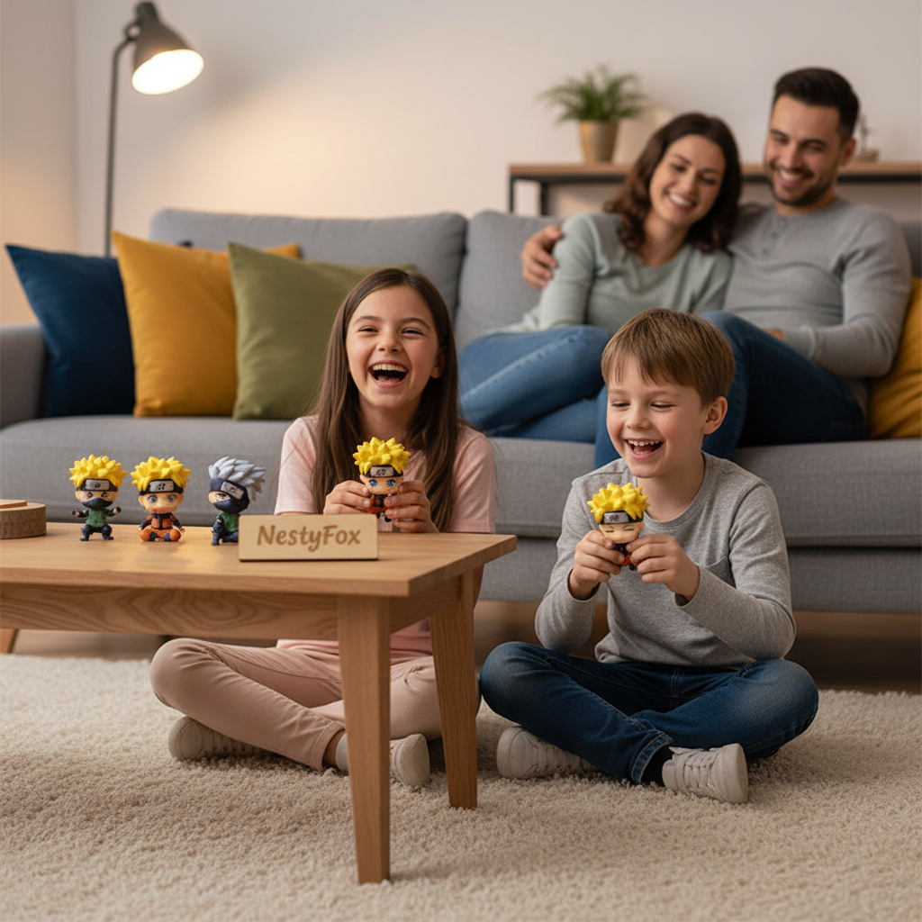 Naruto Kakashi Living Room Siblings