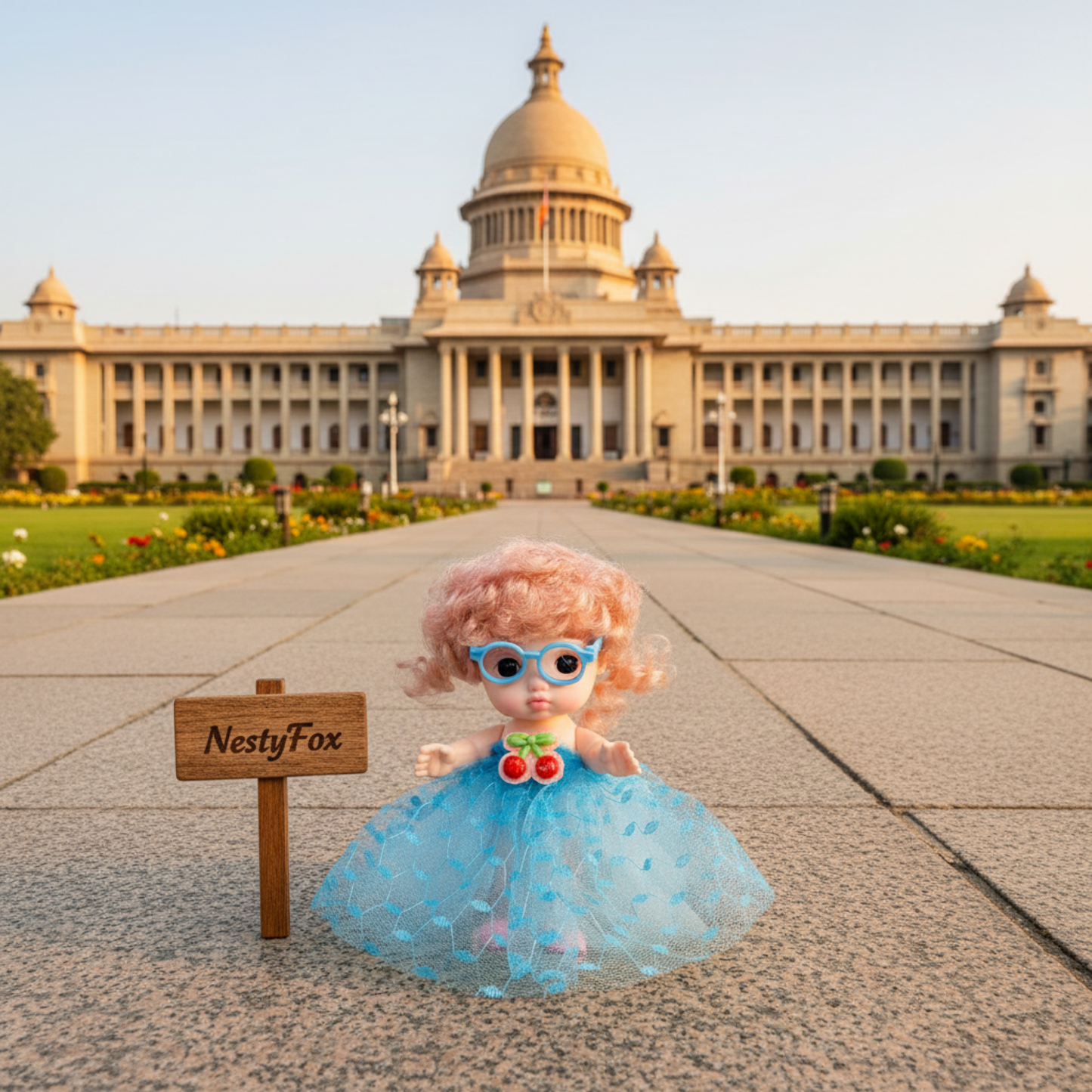 NestyFox Fashion Doll 16 CM for Girls