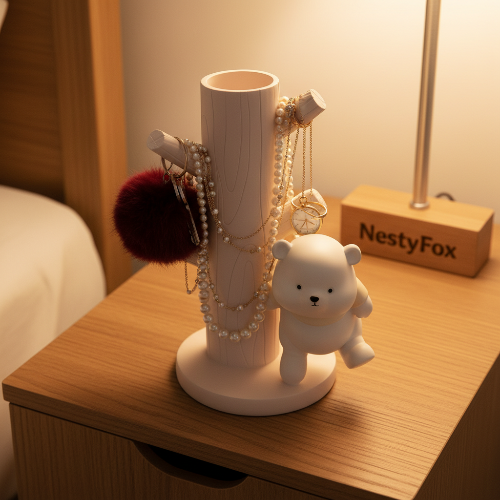 Nightstand with Items