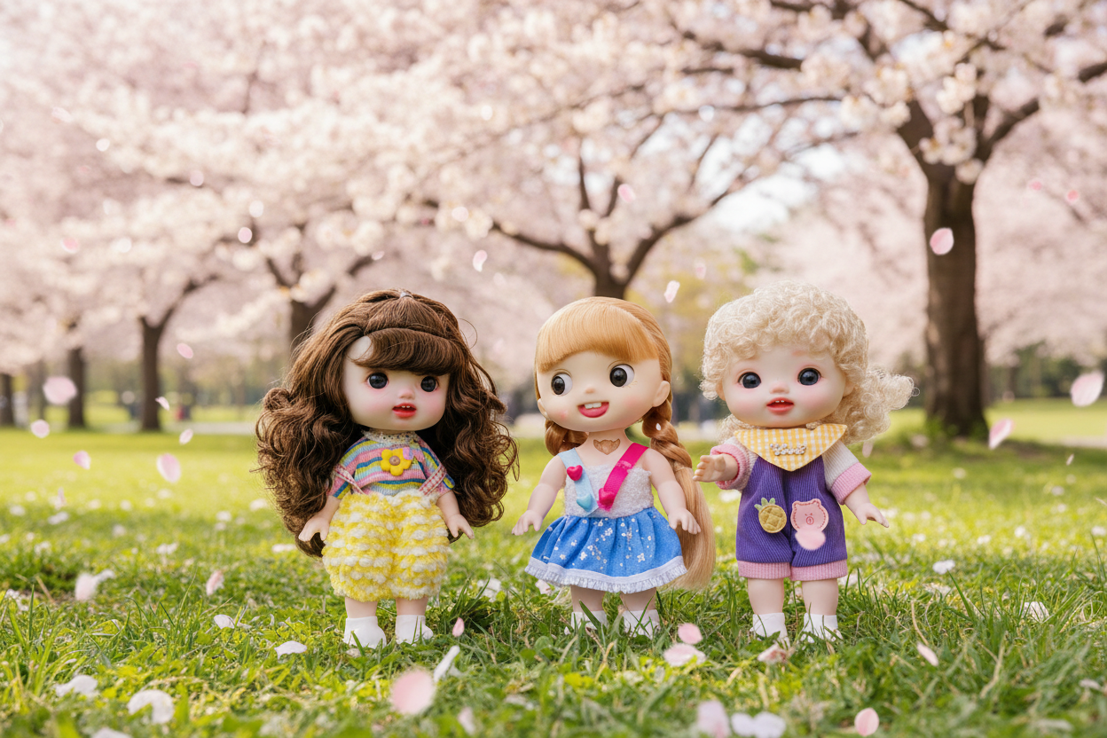 Reborn Silicone Doll with Keychain Doll & Surprise Gift Set