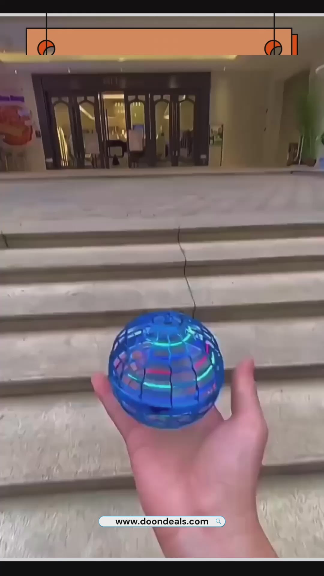 Magic Flying Ball: RGB Lights, 360° Spinning UFO