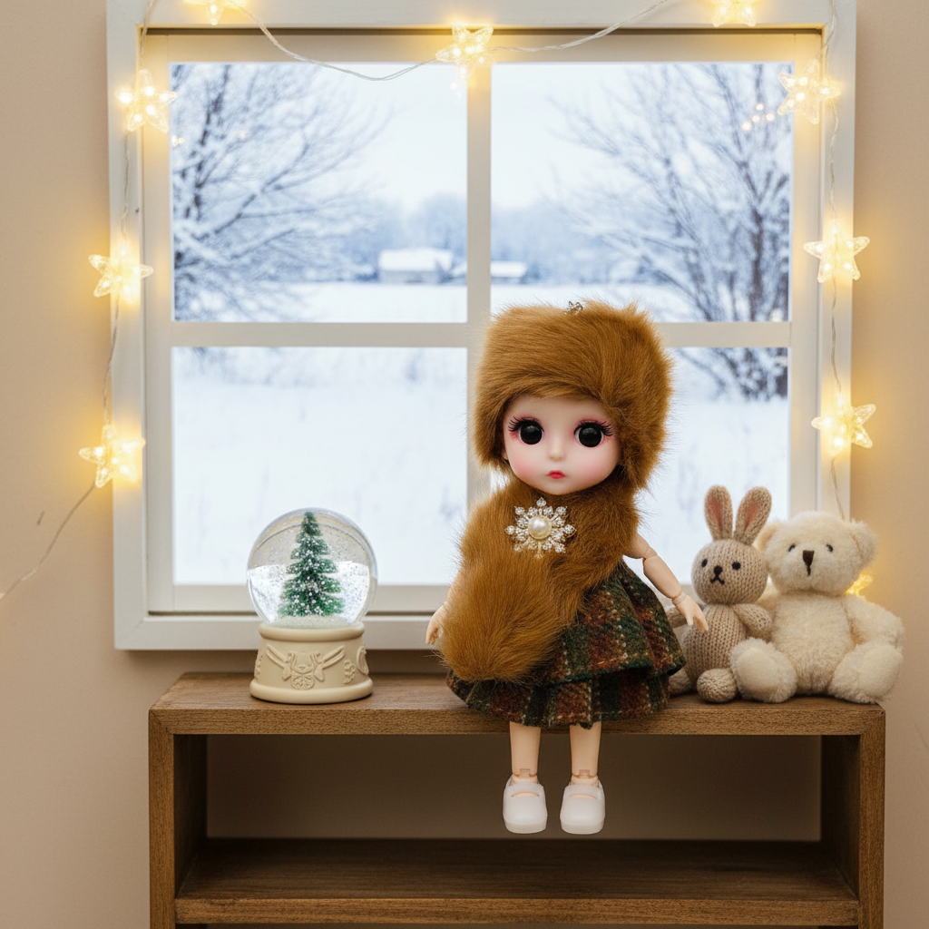 Shelf Snow Globe