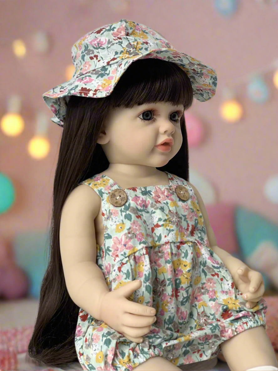 NestyFox 55 cm Realistic Silicone Baby Doll