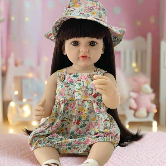 NestyFox 55 cm Realistic Silicone Baby Doll
