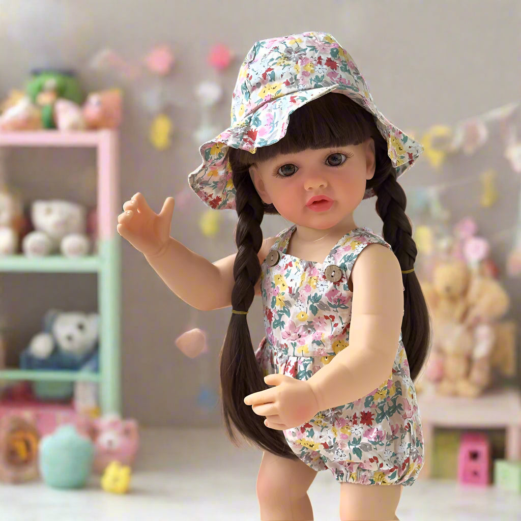 NestyFox 55 cm Realistic Silicone Baby Doll
