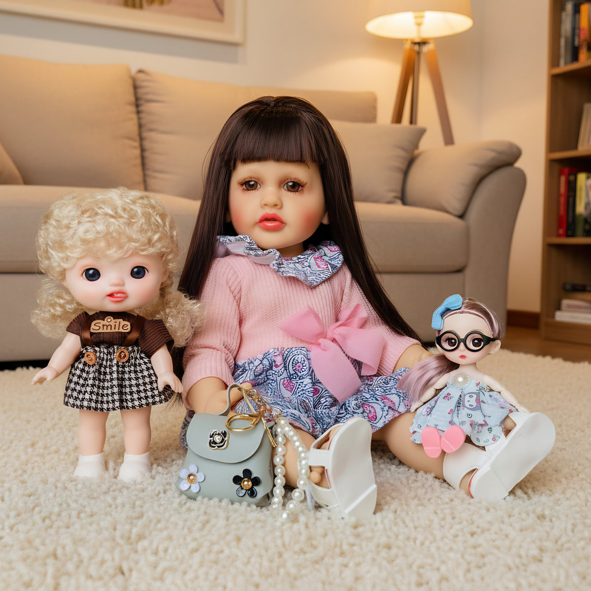 NestyFox Realistic Silicone Reborn Baby Girl Doll | 53cm
