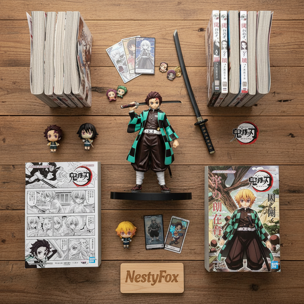 Tanjiro Flat Lay