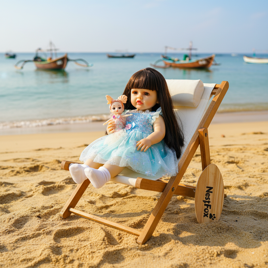 Tropical Lounge Chair with NestyFox - Boats