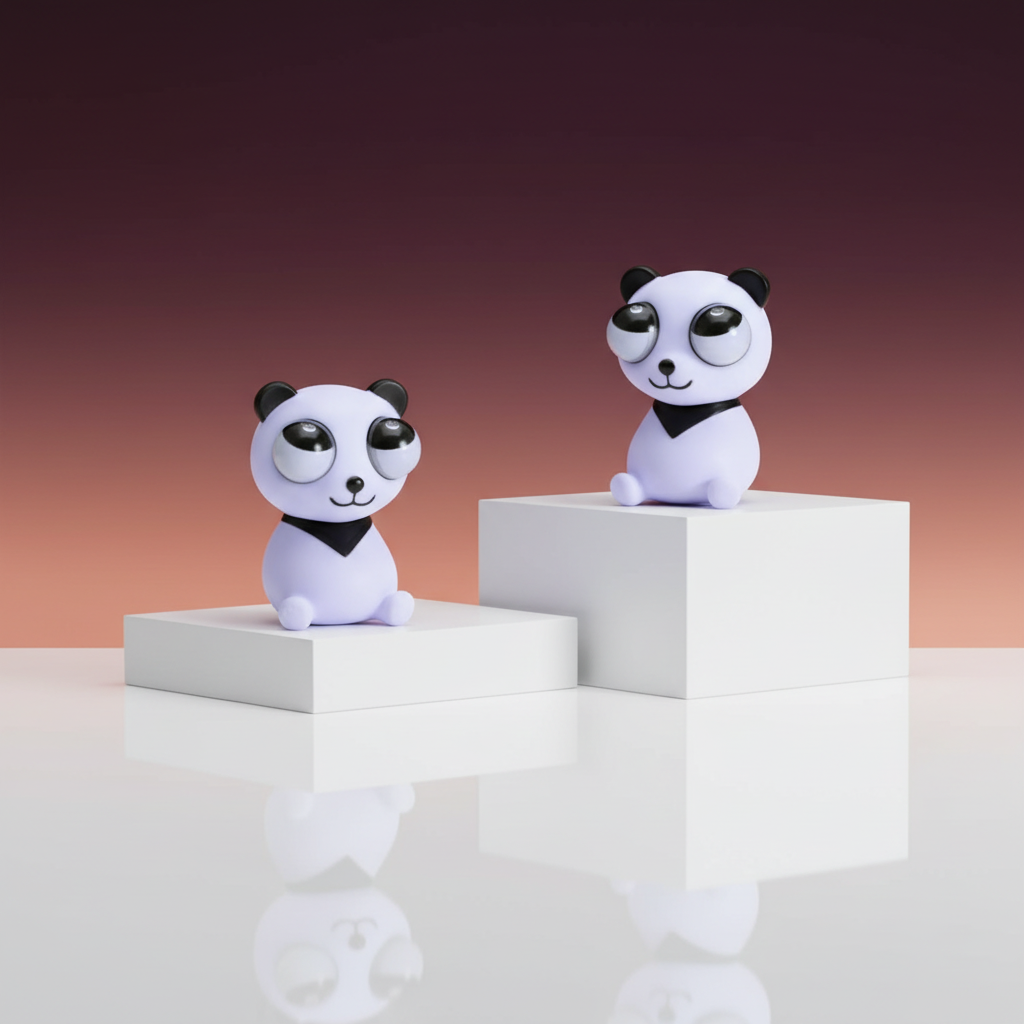 Two Pandas Premium Background