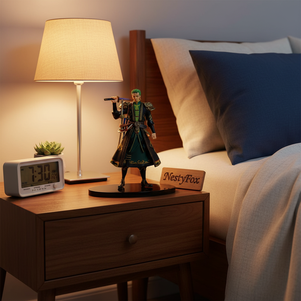 Zoro on Bedroom Nightstand