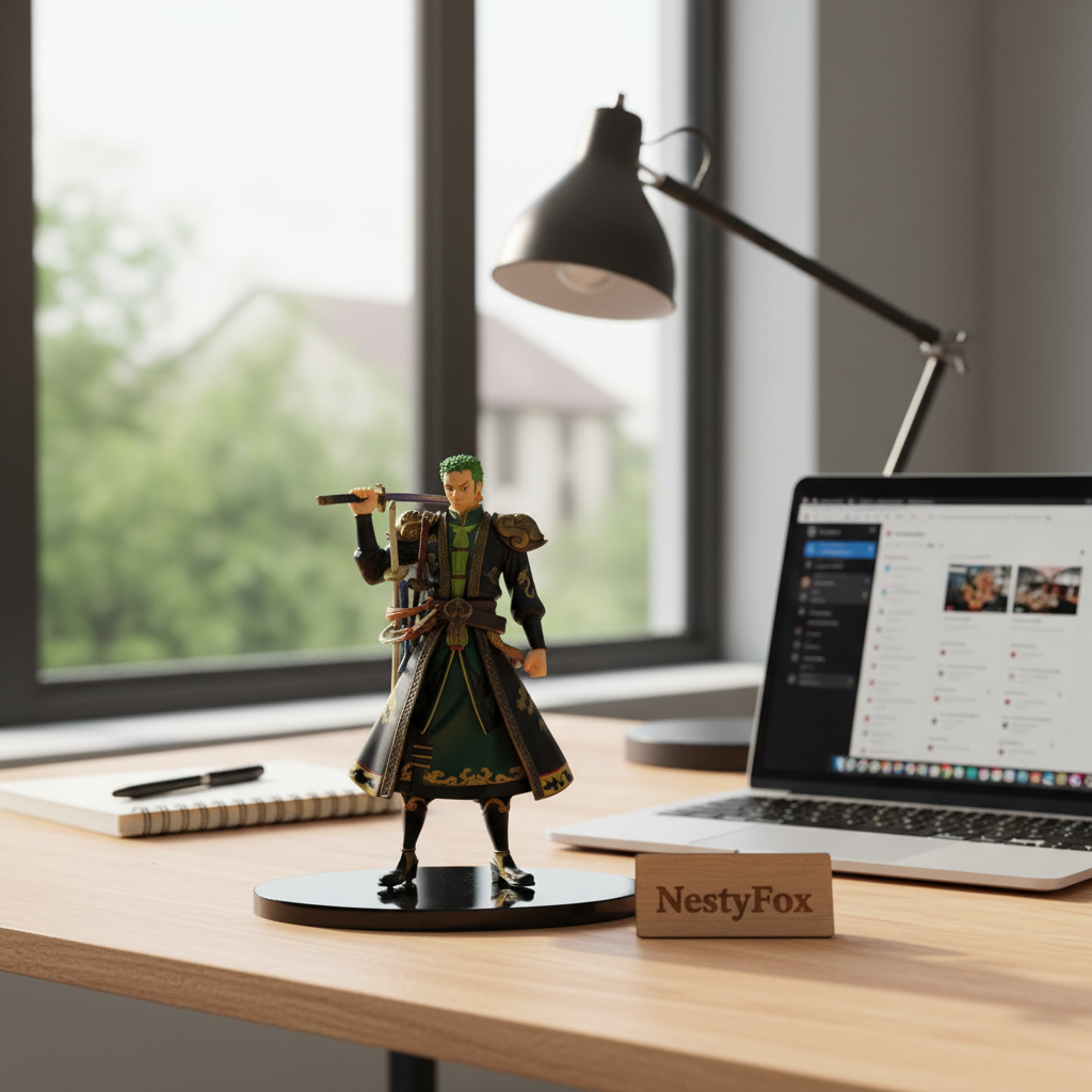 Zoro on Home Office Desk